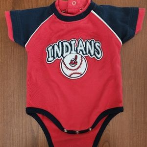 Cleveland Indians onesie